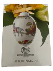 Vorschaubild 2 von Das Ei 1994 Dekodose Porzellan Weihnachten Weiß 6cm