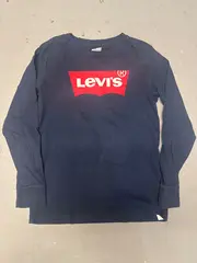 Vorschaubild 2 von Langarmshirt Kinder Blau Gr. 176 Baumwolle Casual Logo