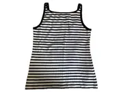 Vorschaubild 2 von Damen Top Gr. N6/44 Gestreift Schwarz Weiß Maritim