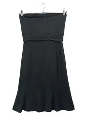 Vorschaubild 2 von Damen Etuikleid Gr. 34/XS Schwarz Elegant Klassisch