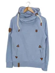 Vorschaubild 1 von Kapuzenpullover Damen Gr. S Blau Meliert Hoodie Maritim