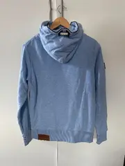 Vorschaubild 2 von Kapuzenpullover Damen Gr. S Blau Meliert Hoodie Maritim