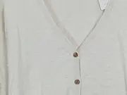 Vorschaubild 2 von EDC Damen Strickjacke Gr. 36/S Beige Casual Langarm Knopfleiste