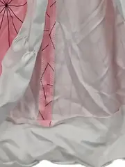 Vorschaubild 6 von Damen Kimono Morgenmantel Pink Gr. S Polyester Grafisch
