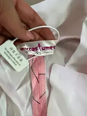 Vorschaubild 7 von Damen Kimono Morgenmantel Pink Gr. S Polyester Grafisch