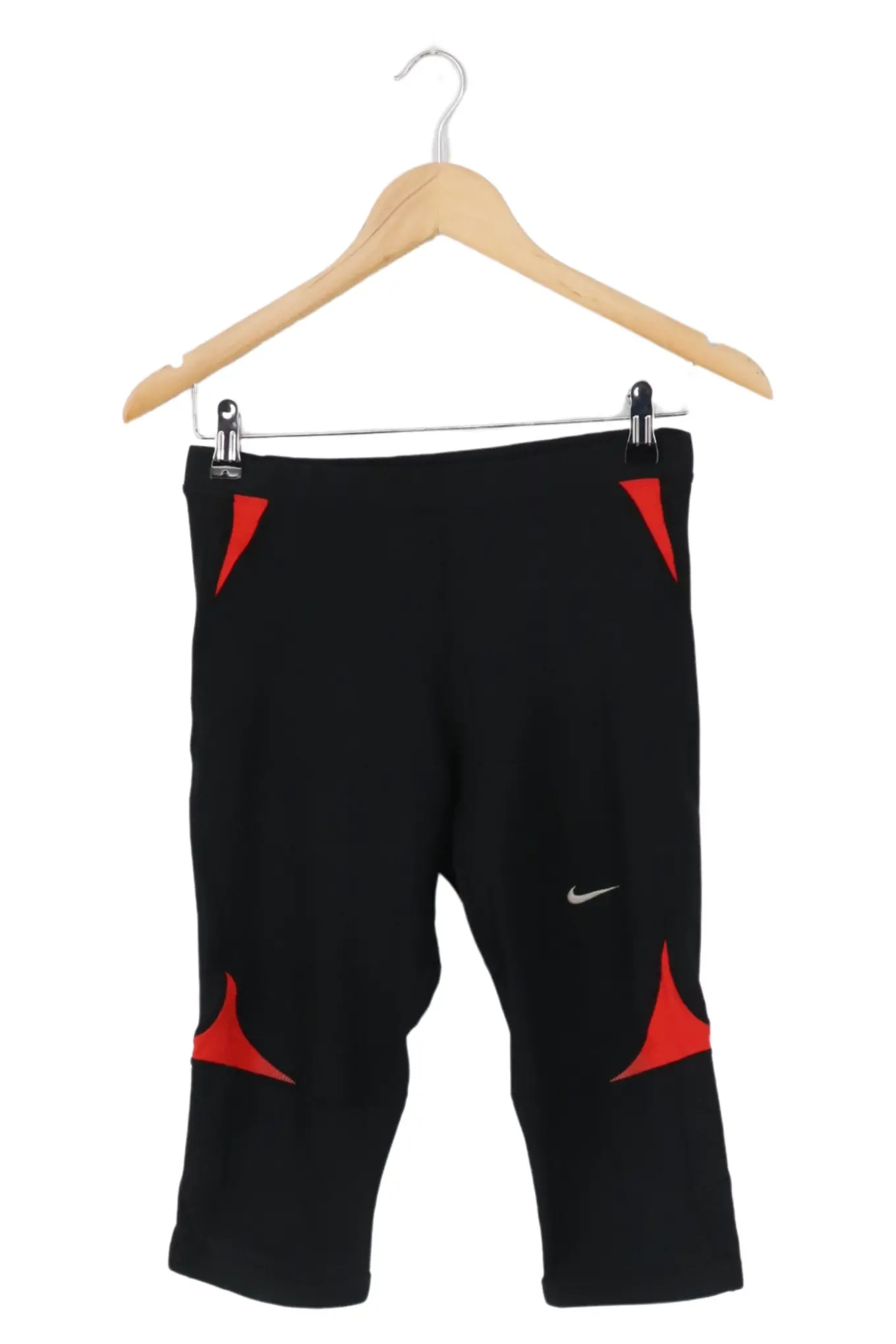 NIKE Damen Sport Leggings M Schwarz 3/4 Capri Fitness Hose