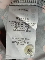 Vorschaubild 5 von Blusenkleid Damen Gr. 36/S Grau Lyocell Punkte Hemdblusenkleid Casual
