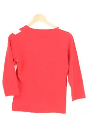 Vorschaubild 2 von Damen Pullover Gr. 38/M Mehrfarbig Grafisch Modisch Elegant 3/4-Arm