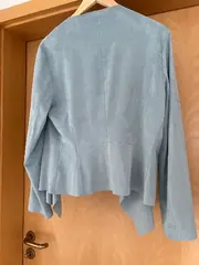 Vorschaubild 2 von Damen Leichte Jacke Gr. 40/L Blau Modern Übergangsjacke