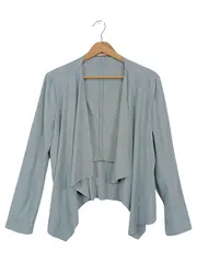 Vorschaubild 1 von Damen Leichte Jacke Gr. 40/L Blau Modern Übergangsjacke