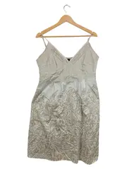 Vorschaubild 1 von Damen Freizeitkleid Gr. 42/XL Beige Feminin Sommer