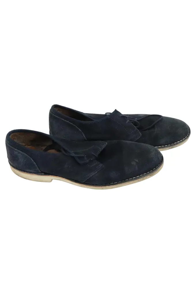 SELECTED HOMME Schnürschuhe Herren Blau Wildleder 42 Elegant