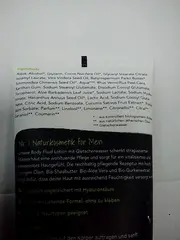 Vorschaubild 2 von Body Fluid Lotion Herren 200ml Naturkosmetik Aloe Vera Sheabutter