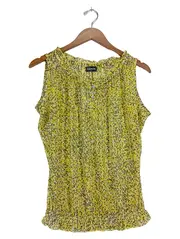 Vorschaubild 1 von Taifun Damen Bluse Gr. 42/XL Gelb Feminin Ärmellos