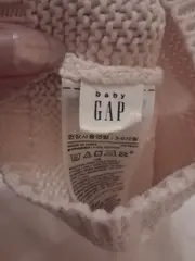 Vorschaubild 2 von Baby Strickmütze mit Bärenohren Beige 3-6 Monate Baumwolle