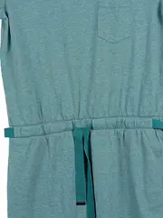 Vorschaubild 3 von Damen Freizeitkleid Gr. 34/XS Türkis Casual Baumwolle