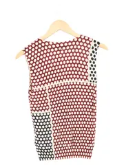 Vorschaubild 2 von Damen Pullunder Gr. 36/S Mehrfarbig Geometrisch Strick Elegant