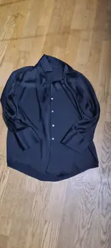 Vorschaubild 1 von Hemdbluse Damen Schwarz Elegant Gr. 34/XS Polyester Langarm