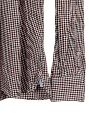 Vorschaubild 7 von Herren Hemd kariert Gr. 36 Casual Langarm Baumwolle Rot