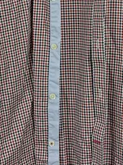 Vorschaubild 5 von Herren Hemd kariert Gr. 36 Casual Langarm Baumwolle Rot