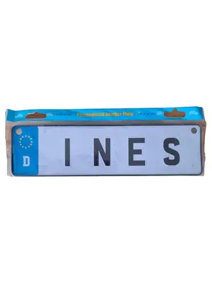 OUT OF THE BLUE Blechschild