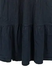 Vorschaubild 3 von Damen Freizeitkleid Gr. 36 Schwarz Casual Baumwolle Midikleid