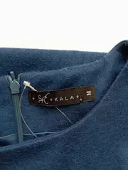 Vorschaubild 3 von Damen Etuikleid Gr. 38/M Blau Elegant Business Kleid