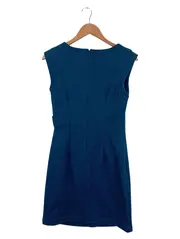 Vorschaubild 2 von Damen Etuikleid Gr. 38/M Blau Elegant Business Kleid