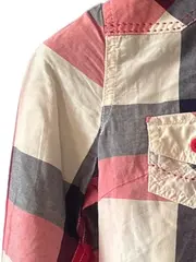 Vorschaubild 4 von Damen Hemdbluse XS Karo Mehrfarbig Casual Langarm