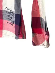 Vorschaubild 3 von Damen Hemdbluse XS Karo Mehrfarbig Casual Langarm