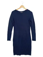 Vorschaubild 1 von Damen Strickkleid Casual Blau Gr. M