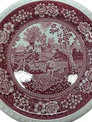 Vorschaubild 2 von Rusticana Sammelteller Rot Porzellan 25cm Landschaft