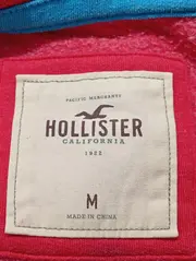 Vorschaubild 3 von Damen Sweatjacke Rot Gr. 38/M Kapuze Pailletten-Logo Streetwear Casual