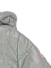 Vorschaubild 3 von Kinder Steppjacke Mädchen Gr. 98 Silber Kapuze Casual Jacke