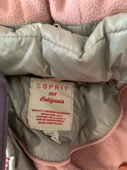 Vorschaubild 5 von Kinder Steppjacke Mädchen Gr. 98 Silber Kapuze Casual Jacke