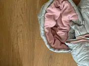 Vorschaubild 4 von Kinder Steppjacke Mädchen Gr. 98 Silber Kapuze Casual Jacke
