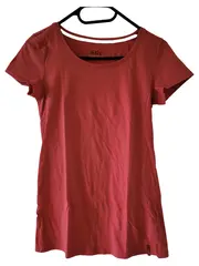 Vorschaubild 1 von EDC Damen T-Shirt Gr. 36/S Rot Kurzarm Casual