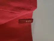 Vorschaubild 3 von EDC Damen T-Shirt Gr. 36/S Rot Kurzarm Casual