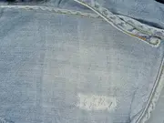 Vorschaubild 3 von EDC Damen Jeans Shorts S Blau Distressed Casual mit Kordelzug