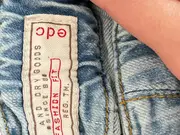 Vorschaubild 5 von EDC Damen Jeans Shorts S Blau Distressed Casual mit Kordelzug