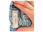 Vorschaubild 4 von EDC Damen Jeans Shorts S Blau Distressed Casual mit Kordelzug