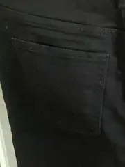 Vorschaubild 4 von Damen Jeansrock Minirock Schwarz Gr. 42 Baumwolle Casual