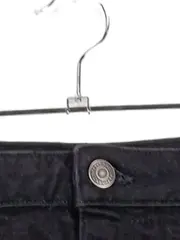 Vorschaubild 2 von Damen Jeansrock Minirock Schwarz Gr. 42 Baumwolle Casual