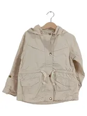 Vorschaubild 1 von Baby Girl Leichte Jacke Kapuze Gr. 104 Beige Baumwolle