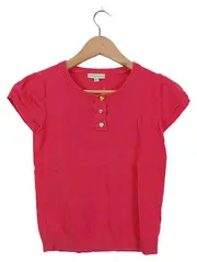 Vorschaubild 1 von Mädchen T-Shirt Pink Gr. 158 Casual Herzknöpfe Kurzarm