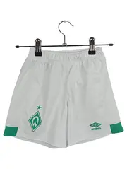 Vorschaubild 1 von Kinder Fußballshorts Gr. 110 Weiß Sportlich Werder Bremen