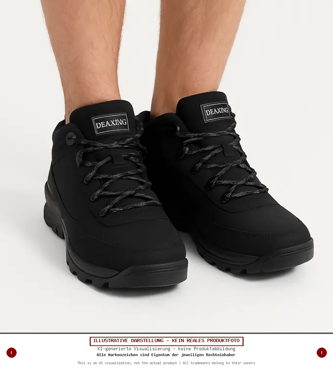 Outdoorschuhe Herren Stiefel 43 Schwarz Outdoor Boots