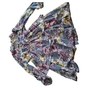 Vorschaubild 2 von Damen Freizeitkleid Blumenmuster Langarm Gr. M Mehrfarbig