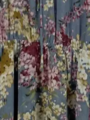 Vorschaubild 4 von Damen Freizeitkleid Blumenmuster Langarm Gr. M Mehrfarbig