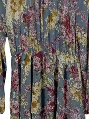 Vorschaubild 3 von Damen Freizeitkleid Blumenmuster Langarm Gr. M Mehrfarbig